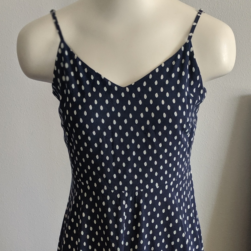 Gap Polka Dot Black and White Dress 2017 Small